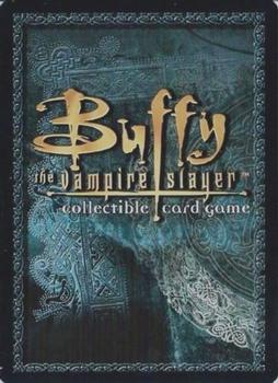 2002 Score Buffy The Vampire Slayer CCG: Class of '99 - Slayer On Campus Preview #6 Riley Finn Back
