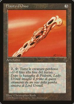 1994 Magic the Gathering The Dark Italian #NNO Flauto d'Osso Front