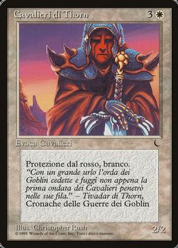 1994 Magic the Gathering The Dark Italian #NNO Cavalieri di Thorn Front