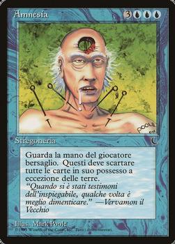 1994 Magic the Gathering The Dark Italian #NNO Amnesia Front