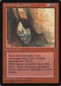 1994 Magic the Gathering The Dark Italian #NNO Caverne dei Goblin Front
