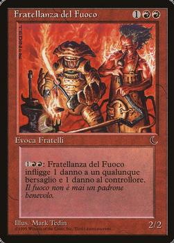 1994 Magic the Gathering The Dark Italian #NNO Fratellanza del Fuoco Front