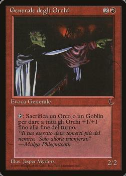 1994 Magic the Gathering The Dark Italian #NNO Generale degli Orchi Front