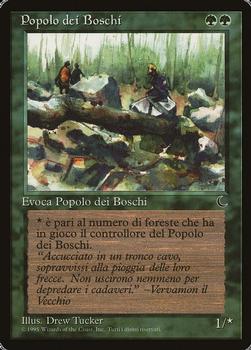 1994 Magic the Gathering The Dark Italian #NNO Popolo dei Boschi Front