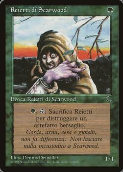 1994 Magic the Gathering The Dark Italian #NNO Reietti di Scarwood Front