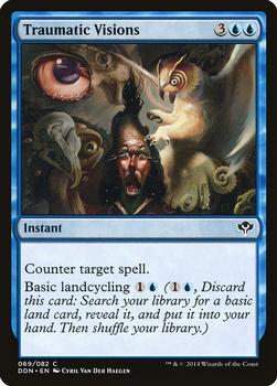 2014 Magic the Gathering Duel Decks: Speed vs. Cunning #69 Traumatic Visions Front