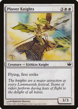 2011 Magic the Gathering Duel Decks: Knights vs. Dragons #20 Plover Knights Front