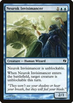 2012 Magic the Gathering Duel Decks: Venser vs. Koth #8 Neurok Invisimancer Front