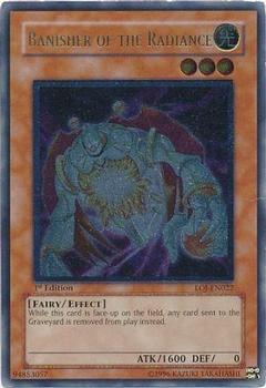 2006 Yu-Gi-Oh! Enemy of Justice 1st Edition #EOJ-EN022u Banisher of the Radiance Front