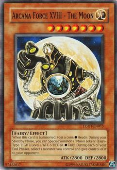 2008 Yu-Gi-Oh! Light of Destruction #LODT-EN015 Arcana Force XVIII - The Moon Front