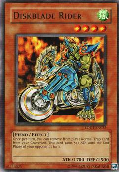 2008 Yu-Gi-Oh! Light of Destruction #LODT-EN035 Diskblade Rider Front