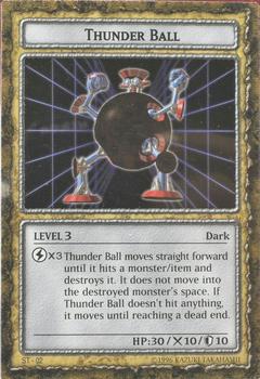 1996 Yu-Gi-Oh! Dungeon Dice Monsters Starter Set #ST-02 Thunder Ball Front