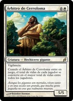 2007 Magic the Gathering Lorwyn Spanish #2 Árbitro de Cerroloma Front
