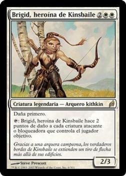 2007 Magic the Gathering Lorwyn Spanish #6 Brigid, heroína de Kinsbaile Front