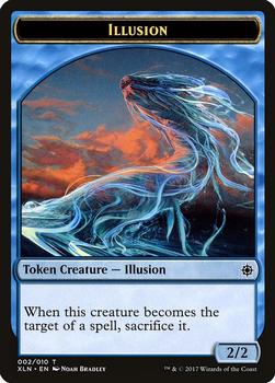 2017 Magic the Gathering Ixalan - Tokens #002/010 Illusion Front