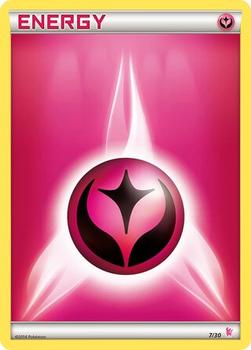 2014 Pokemon XY Trainer Kit Sylveon Half Deck #7/30 Fairy Energy Front