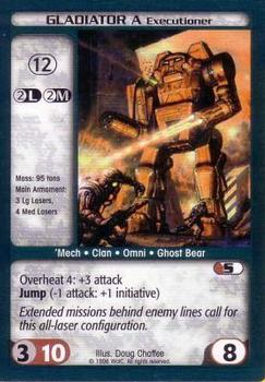 1996 Battletech Unlimited (Core) #NNO Gladiator A (Executioner) Front