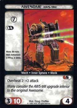1996 Battletech Limited (Core) #NNO Awesome (AWS-9M) Front
