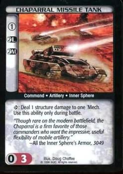 1996 Battletech Limited (Core) #NNO Chaparral Missile Tank Front