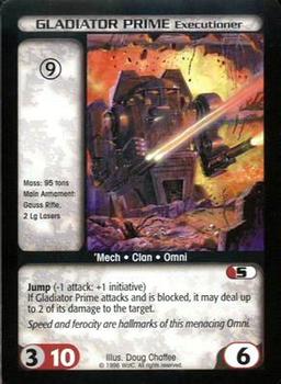 1996 Battletech Limited (Core) #NNO Gladiator Prime (Executioner) Front