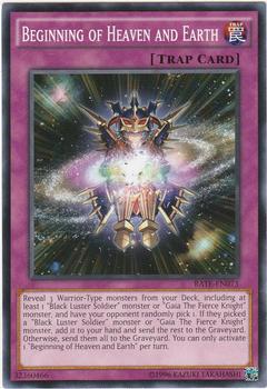 2017 Yu-Gi-Oh! Raging Tempest English 1st Edition #RATE-EN073 Beginning of Heaven and Earth Front
