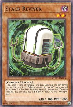 2017 Yu-Gi-Oh! Code of the Duelist #COTD-EN003 Stack Reviver Front