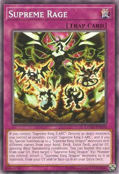 2017 Yu-Gi-Oh! Code of the Duelist #COTD-EN070 Supreme Rage Front