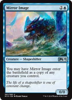 2018 Magic the Gathering Core Set 2019 #61 Mirror Image Front