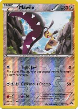 2016 Pokemon XY BREAKpoint - Reverse-Holos #78/122 Mawile Front