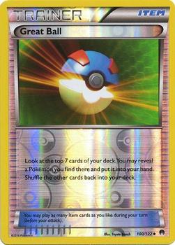 2016 Pokemon XY BREAKpoint - Reverse-Holos #100/122 Great Ball Front
