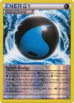 2016 Pokemon XY BREAKpoint - Reverse-Holos #113/122 Splash Energy Front