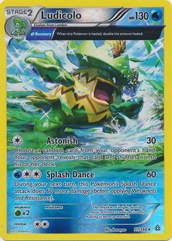 2015 Pokemon XY Primal Clash - Reverse-Holos #37/160 Ludicolo Front