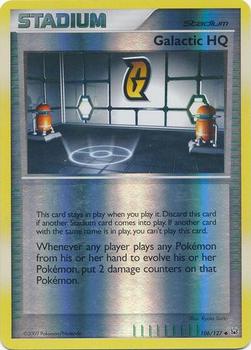 2009 Pokemon Platinum - Reverse-Holos #106 Galactic HQ Front