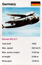 1978-81 Mini Trumps Fact Cards Bombers #NNO Dornier DO-217 Front