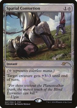 2016 Magic the Gathering Friday Night Magic Promos 2016 #007 Spatial Contortion Front