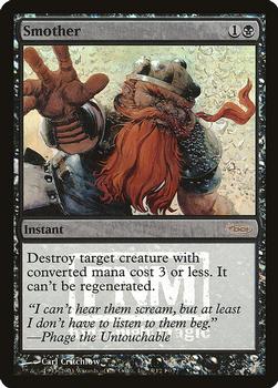 2003 Magic the Gathering Friday Night Magic Promos #8 Smother Front
