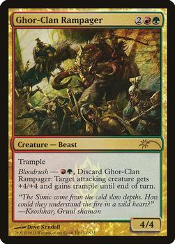 2013 Magic the Gathering Friday Night Magic Promos #10 Ghor-Clan Rampager Front
