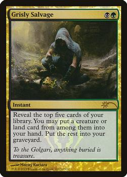 2013 Magic the Gathering Friday Night Magic Promos #11 Grisly Salvage Front