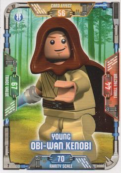 2018 Lego Star Wars Trading Card Collection #7 Young Obi-Wan Kenobi Front