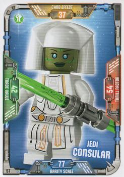 2018 Lego Star Wars Trading Card Collection #57 Jedi Consular Front