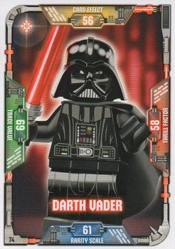 2018 Lego Star Wars Trading Card Collection #74 Darth Vader Front