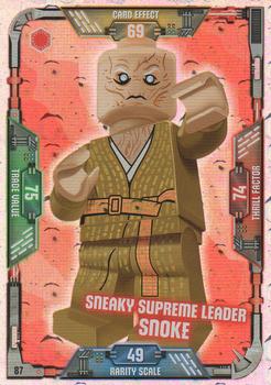 2018 Lego Star Wars Trading Card Collection #87 Sneaky Supreme Leader Snoke Front