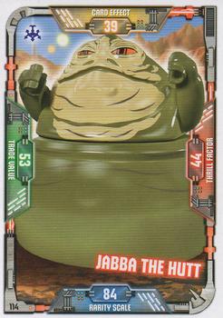 2018 Lego Star Wars Trading Card Collection #114 Jabba The Hutt Front