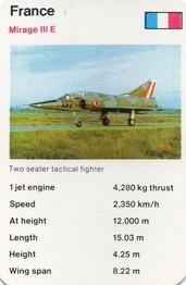 1978-81 Mini Trumps Fact Cards Military Aircraft #NNO Mirage III E Front