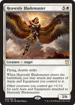 2018 Magic the Gathering Commander 2018 #3 Heavenly Blademaster Front