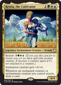2018 Magic the Gathering Commander 2018 #42 Kestia, the Cultivator Front