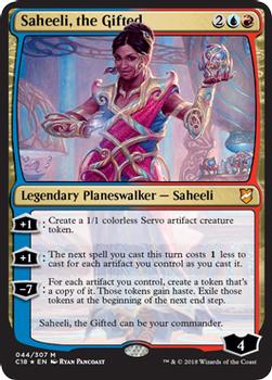 2018 Magic the Gathering Commander 2018 #44 Saheeli, the Gifted Front