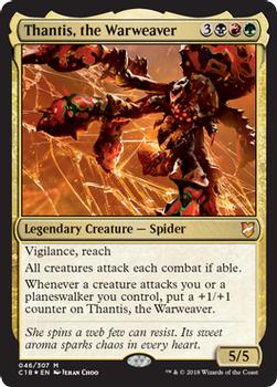 2018 Magic the Gathering Commander 2018 #46 Thantis, the Warweaver Front