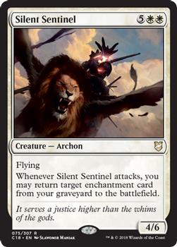 2018 Magic the Gathering Commander 2018 #75 Silent Sentinel Front