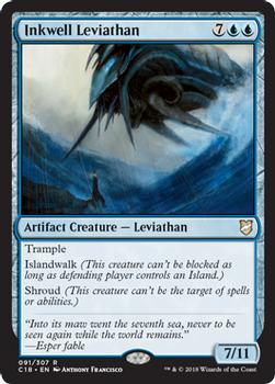 2018 Magic the Gathering Commander 2018 #91 Inkwell Leviathan Front